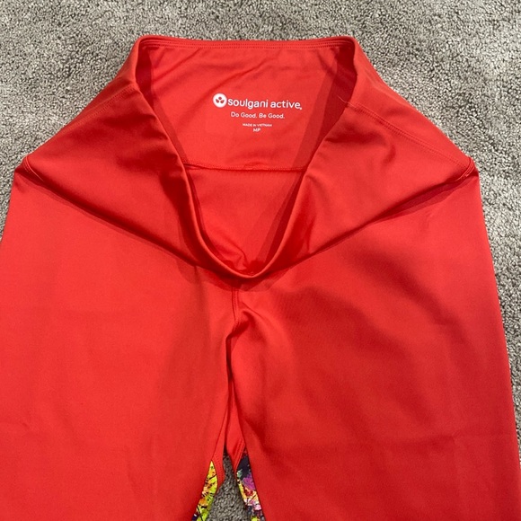 Souljani Active Petite Bali Beach Babe Strong Soul Leggings - Picture 3 of 9